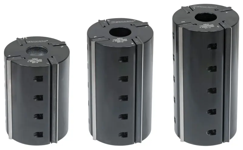 Hoblovací hlava z lehkého kovu Bernardo 125 x 240 x 40 mm (BER161164)