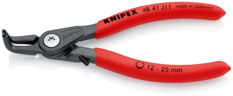 Kleště pro vnitřní pojistné kroužky Knipex 48 41 J11 130 mm - protiskluzová rukojeť (K 48 41 J11)