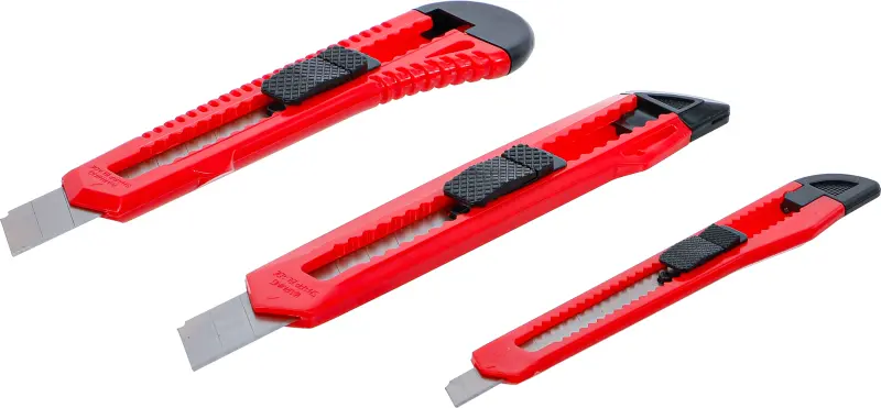 Odlamovacie nože, čepeľ 9/18 mm Kraftmann 50599 - 3 diely (BGS1050599)