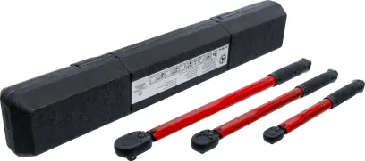 Momentové kľúče Kraftmann 2 ÷ 210 Nm BGS1090114 (Sada 3 ks) (1/4") 2 ÷ 24 Nm, (3/8") 19 ÷ 110 Nm, (1/2") 28 - 210 Nm - 3 diely (BGS109