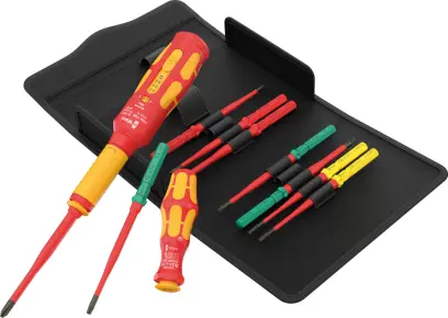 Wera 006635 Náradie pre skrutkové spoje rozvádzačov regulácia otáčok Kraftform Kompakt VDE Safe-Torque Basic 2 - 11 dielov (W05006635001)