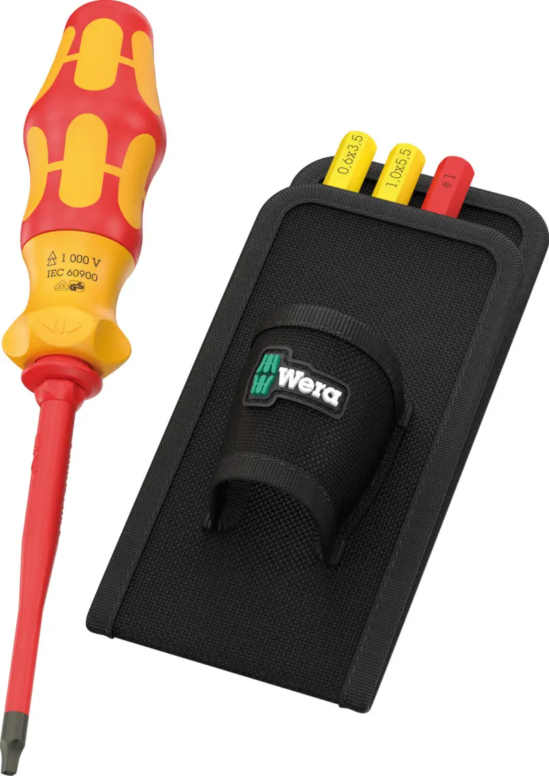 Wera 006622 Kraftform Kompakt VDE GO RA 3 - ručný držiak 837 aj RA s račňovou funkciou a vymeniteľné čepele - 5 dielov (W05006622001)