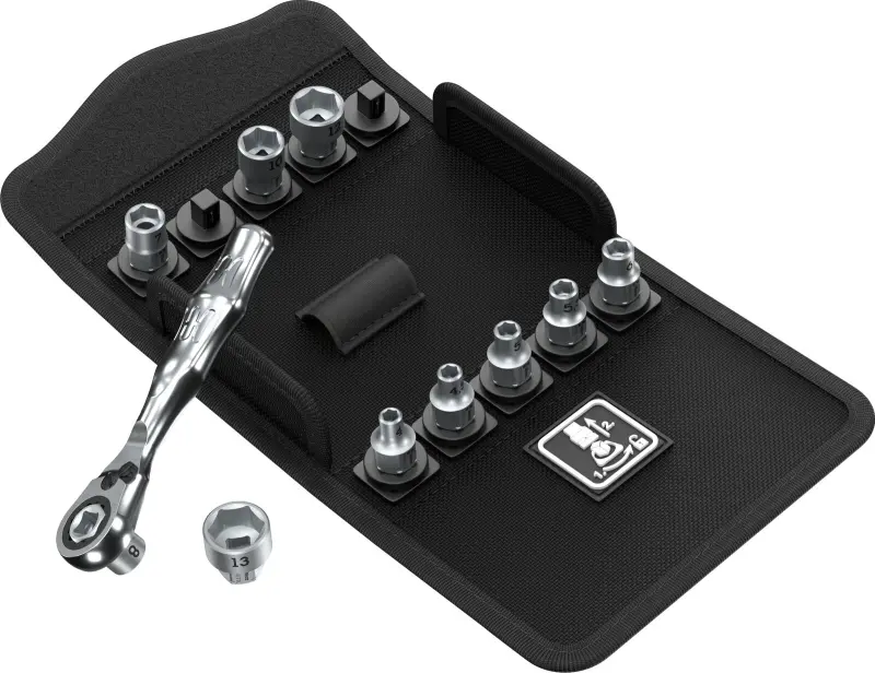 Wera 135021 Gola sada 1/4" a HEX 11 mm Kraftform Kompakt Zyklop Mini 2. Sada 1 - 11 dielov (W05135021001)