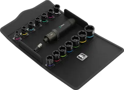 Wera 072018 Nástrčné hlavice 3/8" 10 ÷ 24 mm Impaktor 1 a rázový uťahovač 2090/16 - 16 dielov (W05072018001)