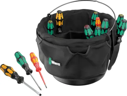Wera 105100 Skrutkovače SL, PH, PZ, TORX® vo vložke do vedra 1. Typ 9599 - 13 dielov (W05105100001)
