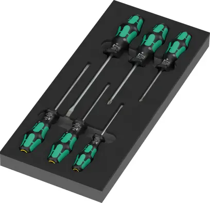 Wera 150127 Náraďový modul - penová vložka 9710. Skrutkovače Kraftform Serie 300 SL, PH. Súprava 1 - 7 dielov (W05150127001)