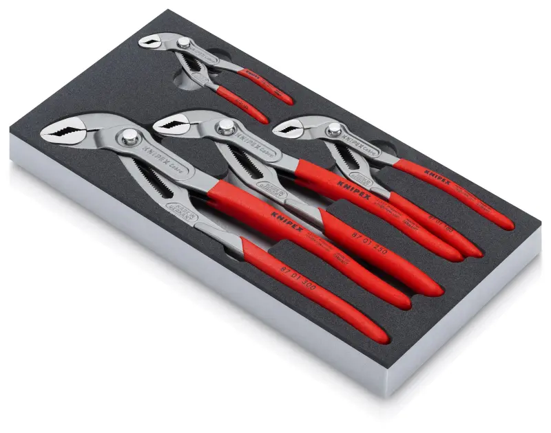 Instalatérské kleště Cobra® Knipex 00 20 01 V23 - sada 4 ks (K002001V23)
