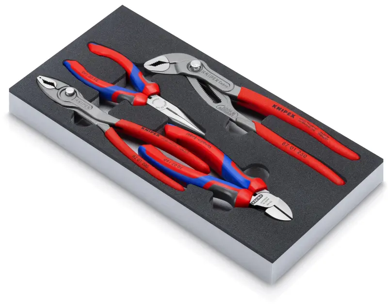 Kleště Knipex 00 20 01 V25 Sada "Basic II" - 4 ks v pěnové vložce (K002001V25)