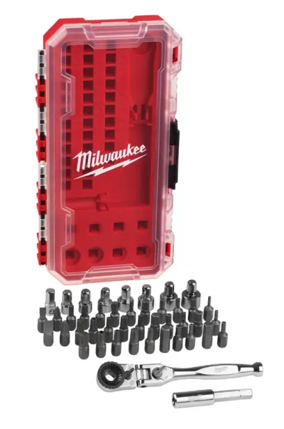 Sada ráčny 1/4" Milwaukee s bity, 4932879332