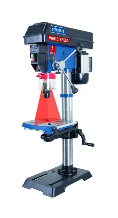 Stojanová vŕtačka Scheppach DP 18 Vario s krížovým laserom (GAR5906807901)