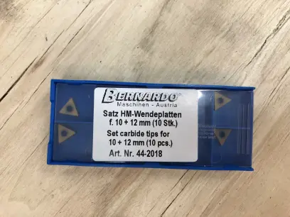 Vymeniteľné doštičky Bernardo HM - po 10 ks pre 10, 12 mm (BER442018)