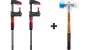 Zvierky Bessey GearKlamp GK15 a palička Halder Simplex 3117.051 (Sada 3 diely) (BES GK15-SIMPLEX-A)