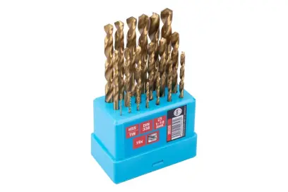Súprava HSS TITAN vrtákov 19ks, 1-10x0.5mm, Levior 20320 (L20320)