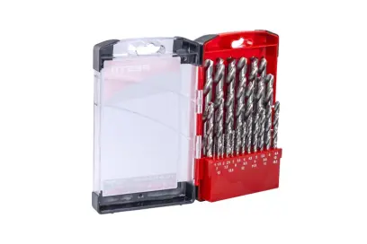 Vybrusované vrtáky W9-kov 1.0-13mm 25ks, Levior 20335 (L20335)