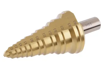 Stupňovitý HSS vrták do kovu 7-40.5mm, 13st.TITAN, Levior 20492 (L20492)