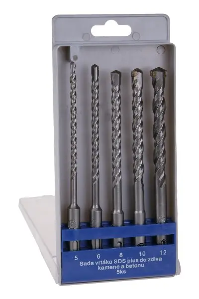 Sada 5ks SDS+ vrtáků do zdiva (L20890)