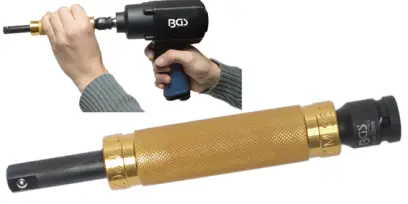 prodloužení 1/2" s valivou rukojetí 200mm tvrzené, (BGS100191)