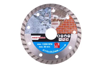 Rozbrusovací kotúč DIAMANT 115x22.2x2.5mm TURBO, Levior 21135 (L21135)