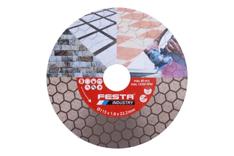 Diamantový rezný kotúč FESTA INDUSTRY 115x1,8x22. (L21230)
