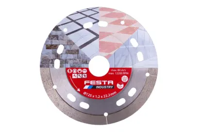 Diamantový rezný kotúč FESTA INDUSTRY plný 125x1. (L21235)