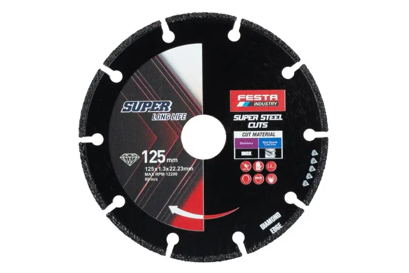 Diamantový kotúč FESTA na kov 125x1,3x22,2 mm (L21306)
