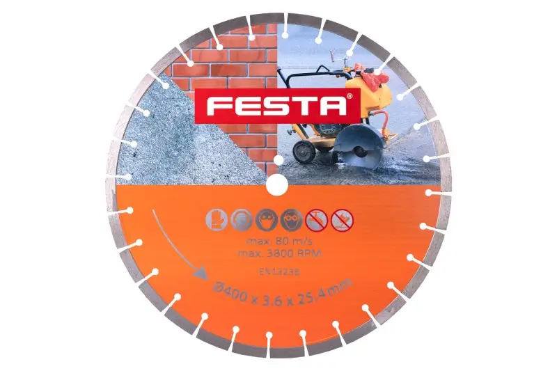 Diamantový kotúč FESTA segment 400x3,5x25,4 mm (L21326)