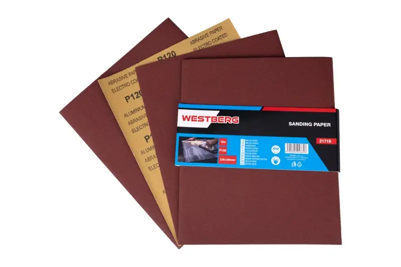 Šmirgľový papier 230x280mm P120 10ks, Levior 21719 (L21719)