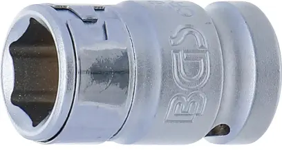 Adaptér vnitřní 1/2" BGS100284, vnitřní šestihran 14 mm s pojistnou kuličkou (BGS100284)