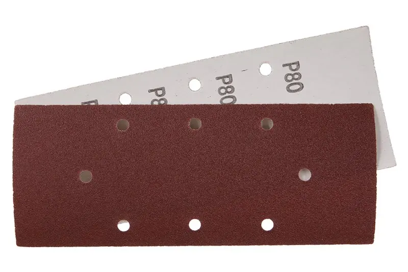 Brus.papier 93x230mm, P80, 8 otvorov B/D 5ks, Levior 21742 (L21742)