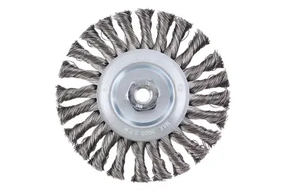 Rotačná kefa radiálna Kopírovať 150 mm M14 oceľ 0,50 mm (L22015)