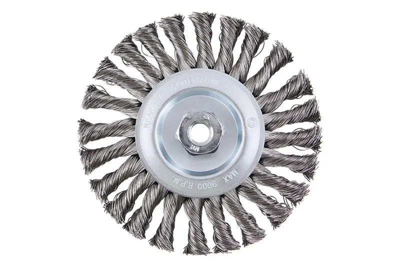 Rotačná kefa radiálna Kopírovať 150 mm M14 oceľ 0,50 mm (L22015)