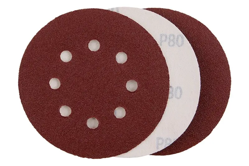 Brúsny papier výsek SZ 125/3ks/P80,8 otv., Levior 22098 (L22098)