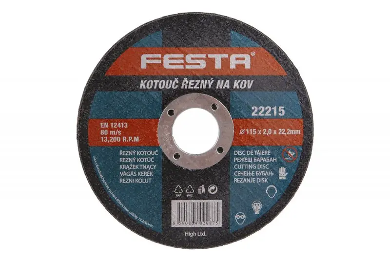 Kotouč řezný kov 115x2.0x22.2 FESTA (L22215)