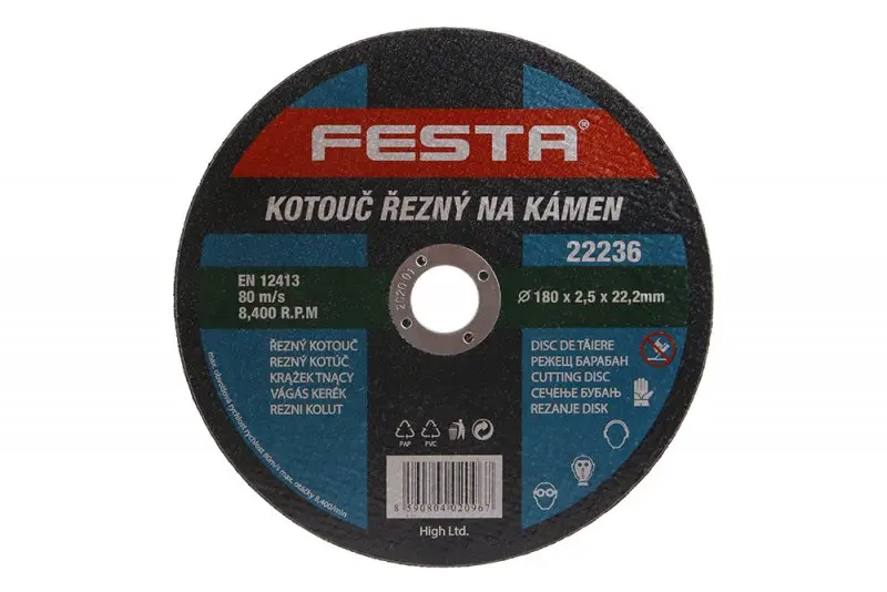Kotouč řezný kámen 180x2.5x22.2 FESTA (L22236)
