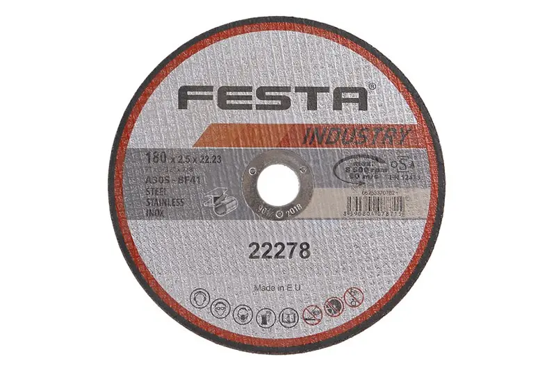 kotúč rezný kov 180x2.5x22.2 INDUS(D, FESTA 22278 (L22278)