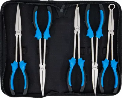 Telefonní prodloužené kleště 290 mm BGS100414 Sada 5 ks v pouzdru (BGS100414)