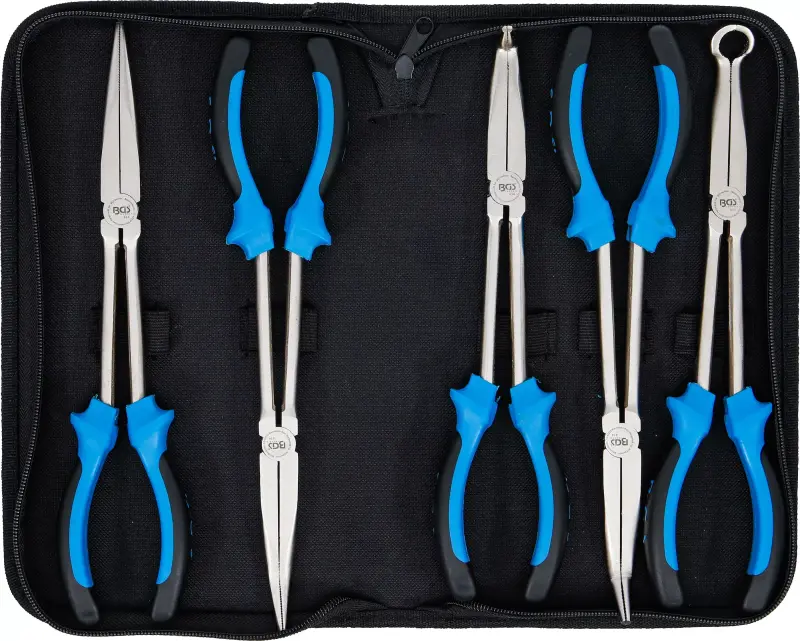 Telefonní prodloužené kleště 290 mm BGS100414 Sada 5 ks v pouzdru (BGS100414)