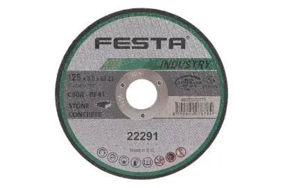 kotúč rezný kameň 125x3x22.2 INDUS(D, FESTA 22291 (L22291)