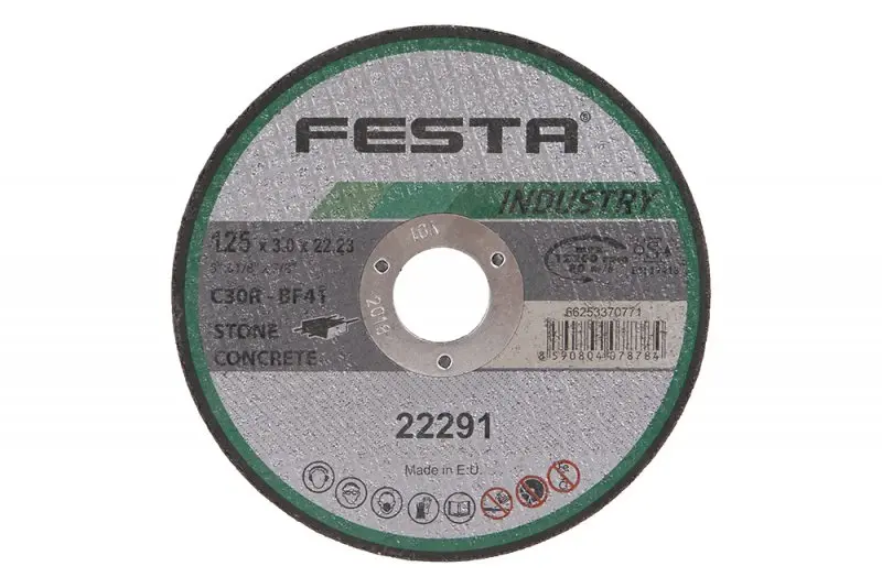 Kot.řezný kámen 125x3x22.2 FESTA INDUS(D (L22291)