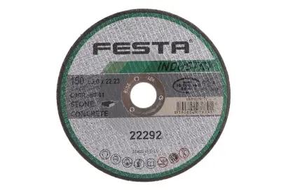 kotúč rezný kameň 150x3x22.2 INDUS(D, FESTA 22292 (L22292)