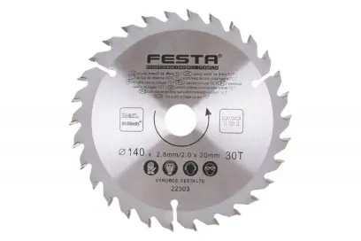 Pilový kot.do dřeva TCT 140mm/2.8/20/30 (L22303)