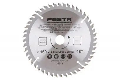 Pilový kot.do dřeva TCT 160mm/2.8/20/48 (L22312)