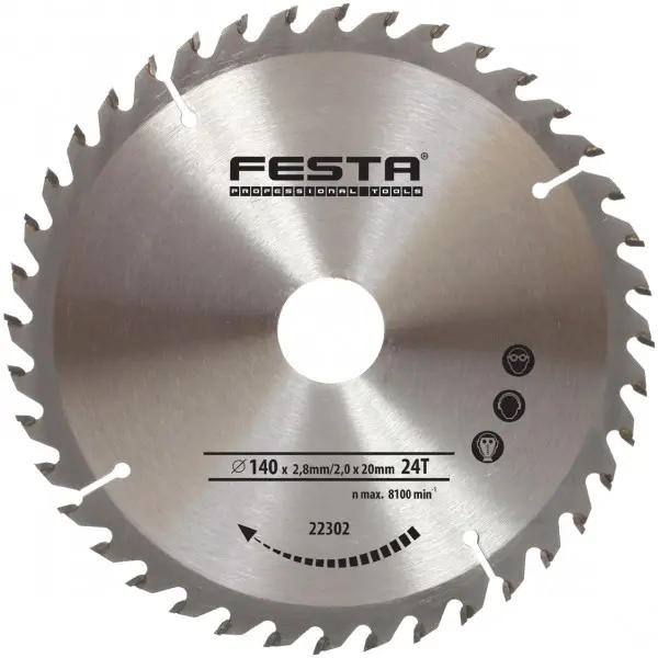 Pilový SK kotouč Festa pr. 165 x 2,8/2,0 x 20 mm (24T) (L22314)