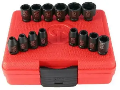 Chicago Pneumatic SS2114 Nástrčné hlavice 1/4" 4 ÷ 15 mm, kované (Sada 14 dielov) (CP8940164436)