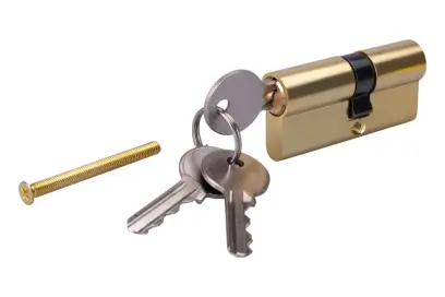 Pomosadená vložka zámku 65mm + 3kľúče, Levior 23000 (L23000)