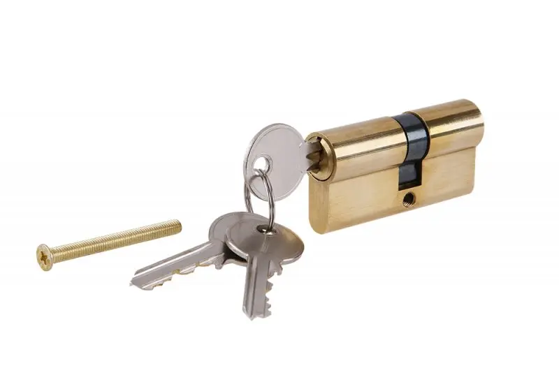 Mosazná vložka zámku 65mm+3klíče (L23001)