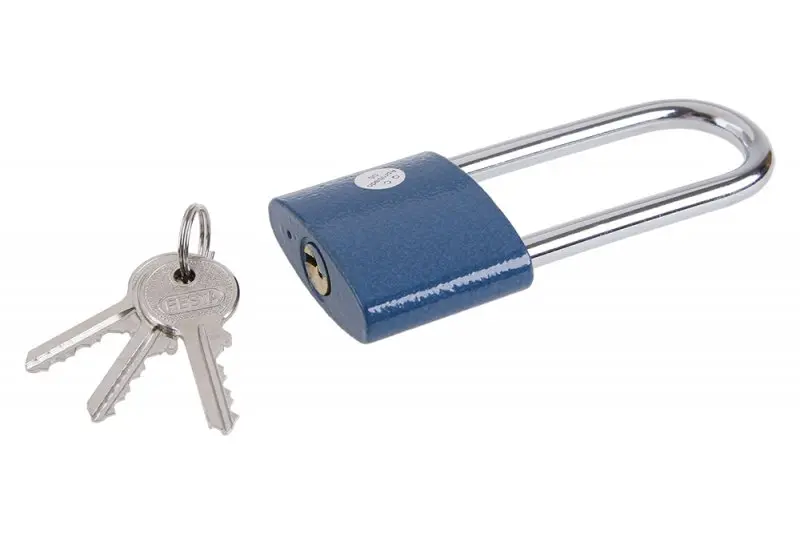 Visací zám.modrý FESTA 45mm prodloužený (L23214)