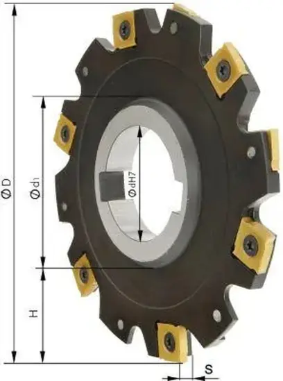 Kotúčová fréza bez príruby Z8 D 80x6 mm (EDE29991410)
