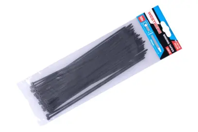 Viazacie pásky 250x3.6mm 50ks čierna, Levior 23816 (L23816)