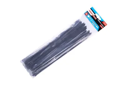 Viazacie pásky 300x4.8mm 50ks čierna, Levior 23820 (L23820)
